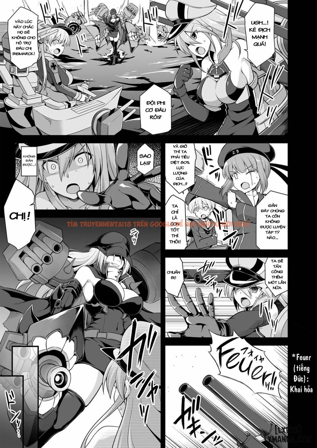 Trang truyện 1 trong truyện tranh Kanmusu Chakunin Zenya Prinz Eugen Yaku Ochi Nyuugi Kousai - One Shot - www.truyentvn.net