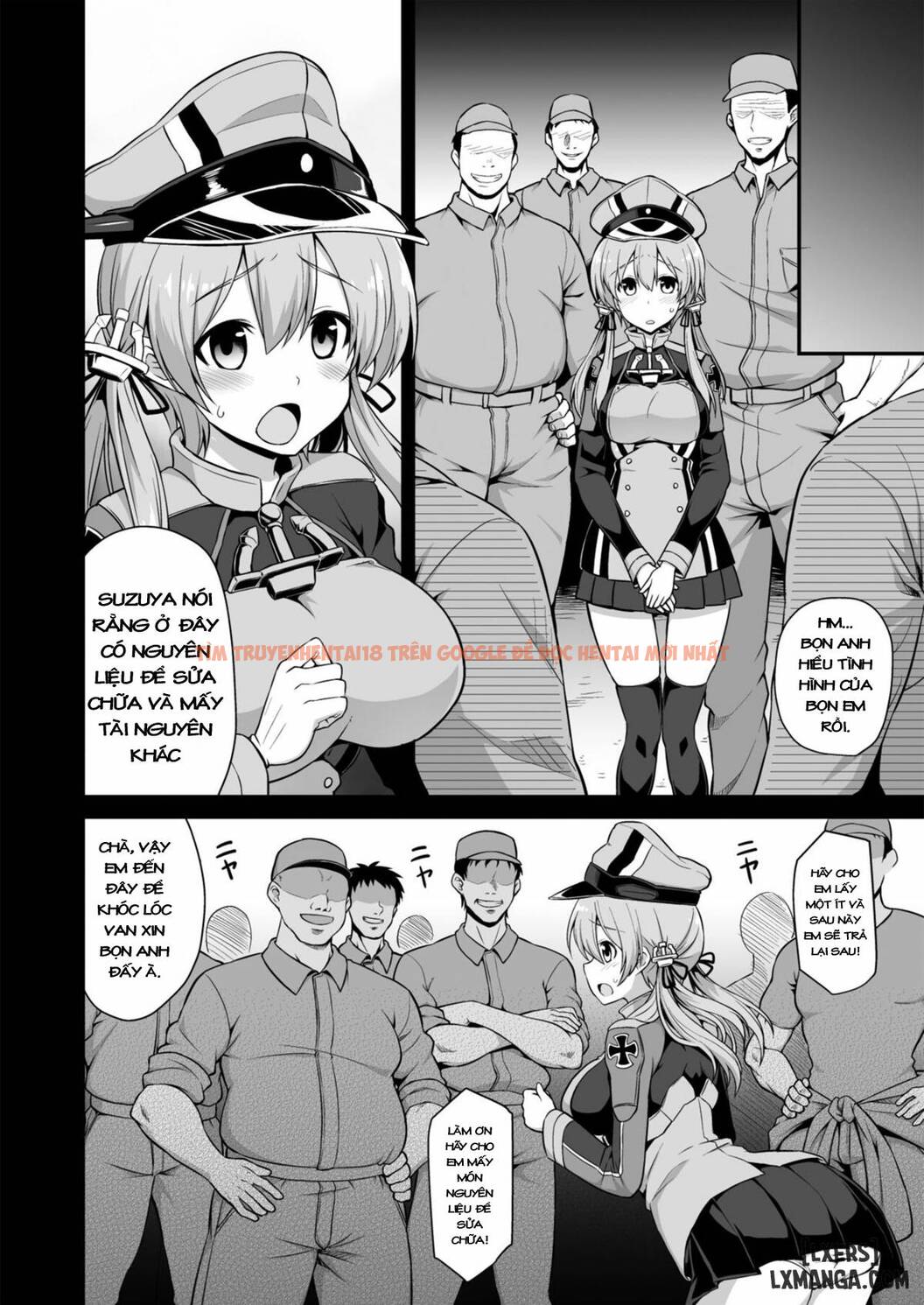 Trang truyện 4 trong truyện tranh Kanmusu Chakunin Zenya Prinz Eugen Yaku Ochi Nyuugi Kousai - One Shot - www.truyentvn.net