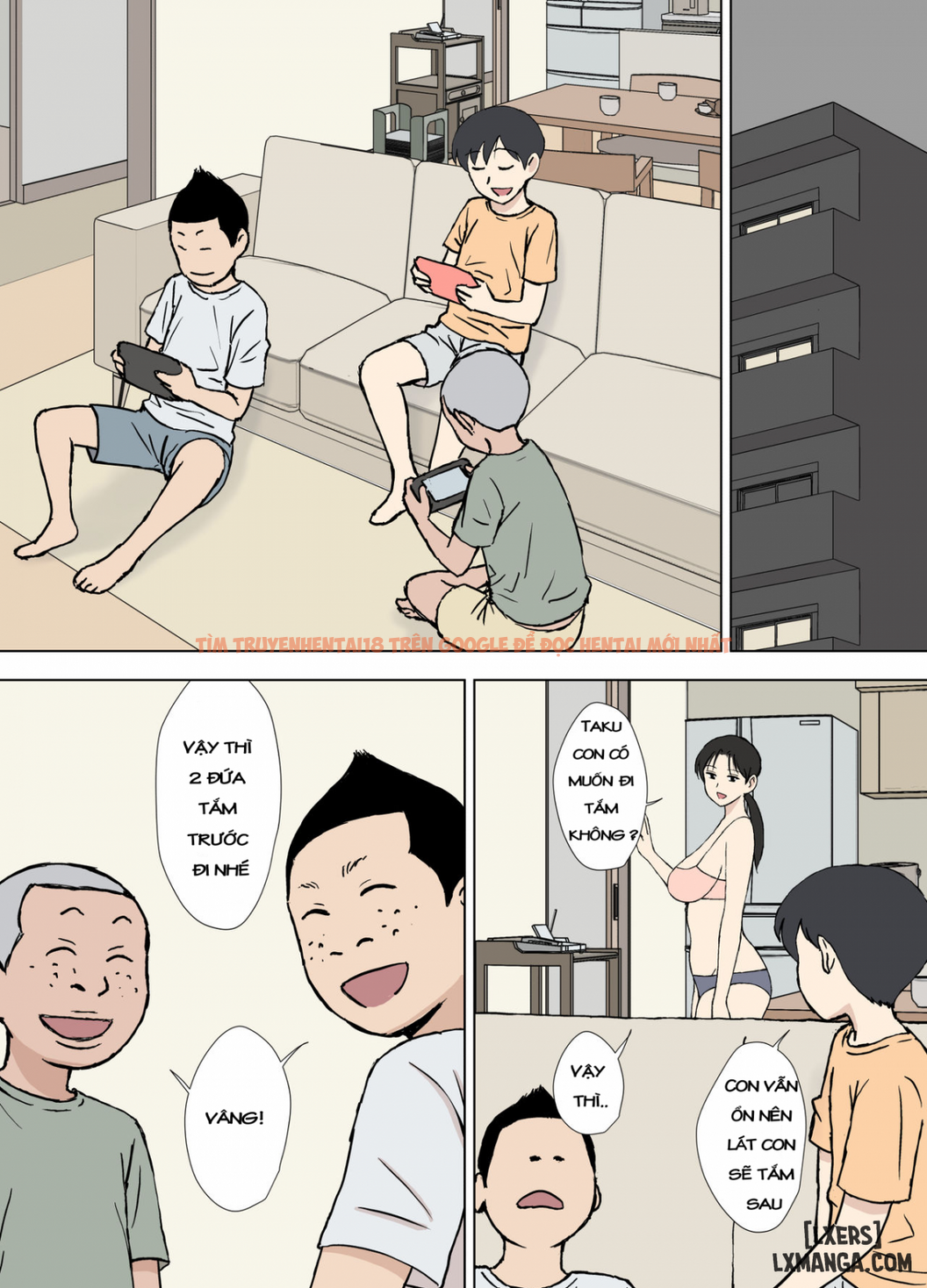 Trang truyện 3 trong truyện tranh Karamare Tsuma No Kyouko-san Dosukebe Oikko Kyoudai Hen - One Shot - truyentvn.net