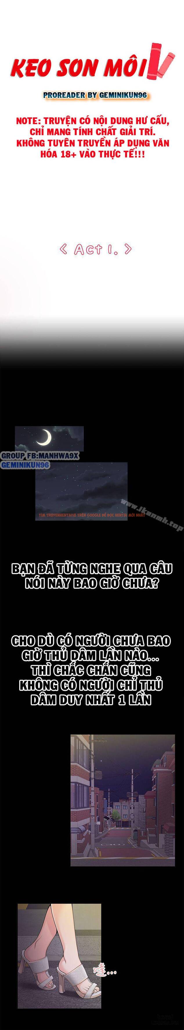 Xem ảnh 2 trong truyện hentai Keo Son Môi - Chapter 1 - hentaitvn.net