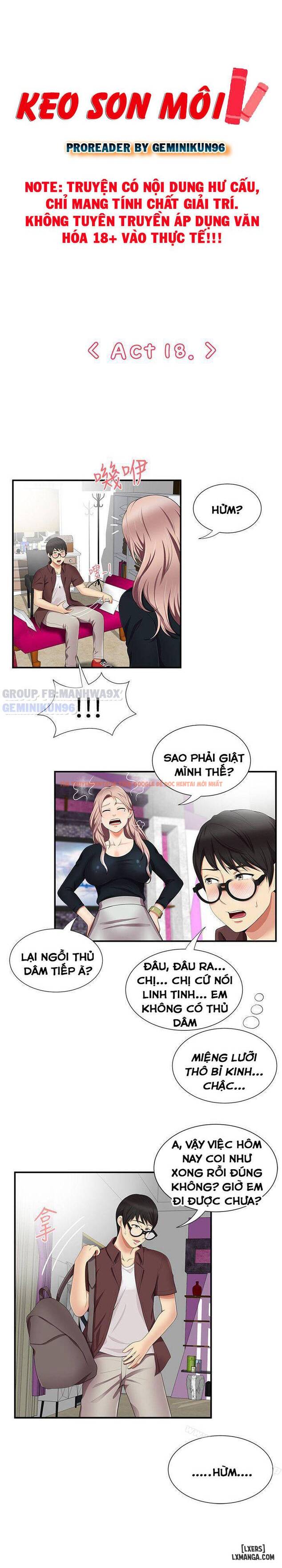 Xem ảnh 4 trong truyện hentai Keo Son Môi - Chapter 18 - hentaitvn.net