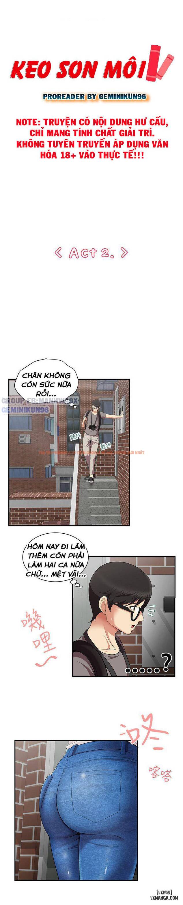 Xem ảnh 2 trong truyện hentai Keo Son Môi - Chapter 2 - hentaitvn.net