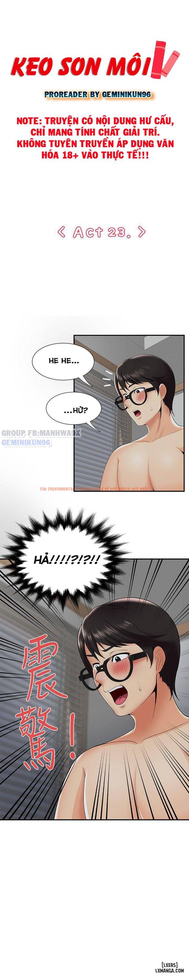 Xem ảnh 1 trong truyện hentai Keo Son Môi - Chapter 23 - hentaitvn.net