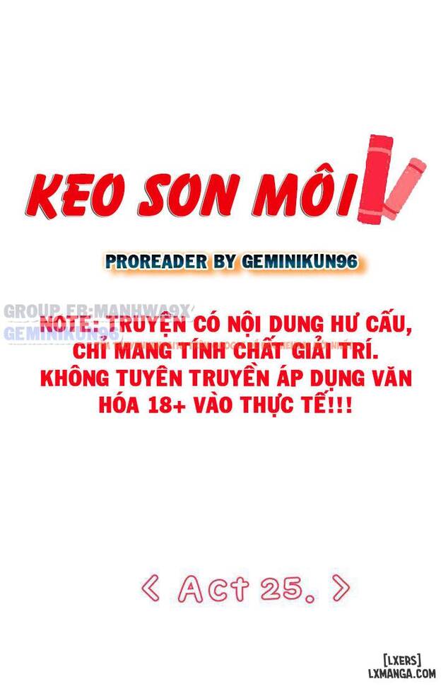 Xem ảnh 1 trong truyện hentai Keo Son Môi - Chapter 25 - hentaitvn.net
