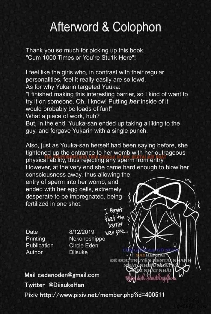 Xem ảnh Không Thể Thoát Khỏi Nơi Này Trừ Khi Đạt Cực Khoái 1000 Lần - oneshot - 25 6968f14f75e2a - Truyenhentaiz.net