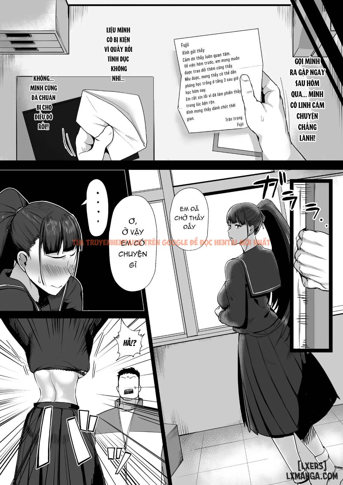 Trang truyện 9 trong truyện tranh Kimajime Na Yuutousei Wa, Sensei Dake No Mesu Ni Naritai. - One Shot. - lxmanga.org