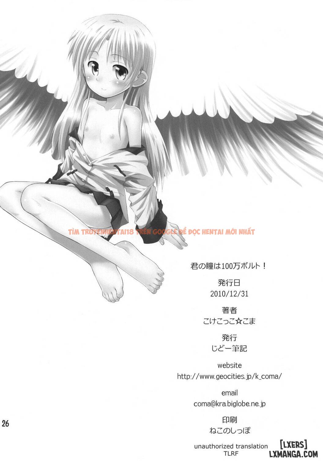 Trang truyện 24 trong truyện tranh Đôi Mắt Của Em Toả Sáng 100 Triệu Volt - One Shot - lxmanga.org