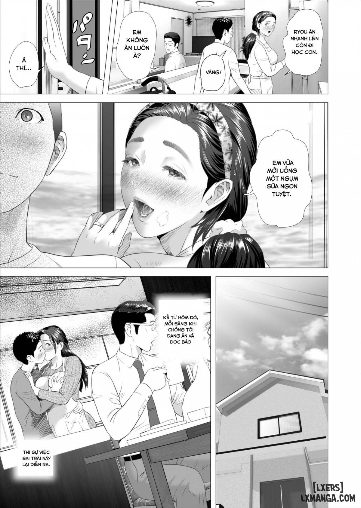 Xem ảnh 26 trong truyện hentai Kinjo Yuuwaku Musuko Ni Otto No Soba - One Shot - truyenhentai18.pro