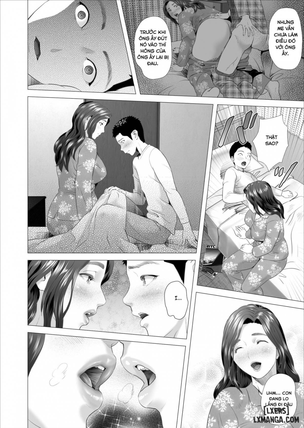 Xem ảnh 7 trong truyện hentai Kinjo Yuuwaku Musuko Ni Otto No Soba - One Shot - truyenhentai18.pro