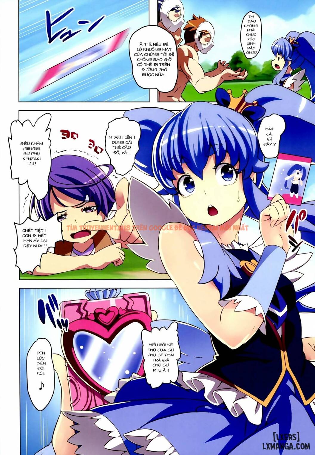 Xem ảnh 4 trong truyện hentai Kinkyuu!! Tenkuu Ni Mau Aoki Joou Wo Kare - One Shot - hentaitvn.net