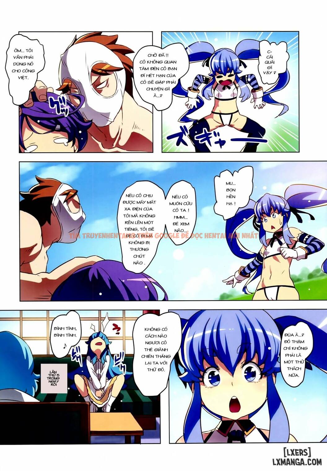Xem ảnh 6 trong truyện hentai Kinkyuu!! Tenkuu Ni Mau Aoki Joou Wo Kare - One Shot - hentaitvn.net