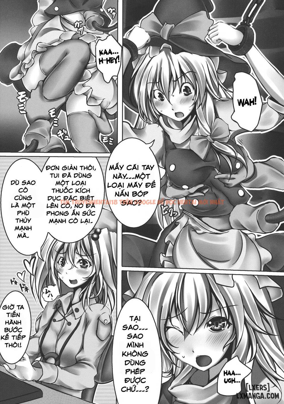 Trang truyện 6 trong truyện tranh Kirisame Marisa Rape Machine - One Shot - hentai24h.pro