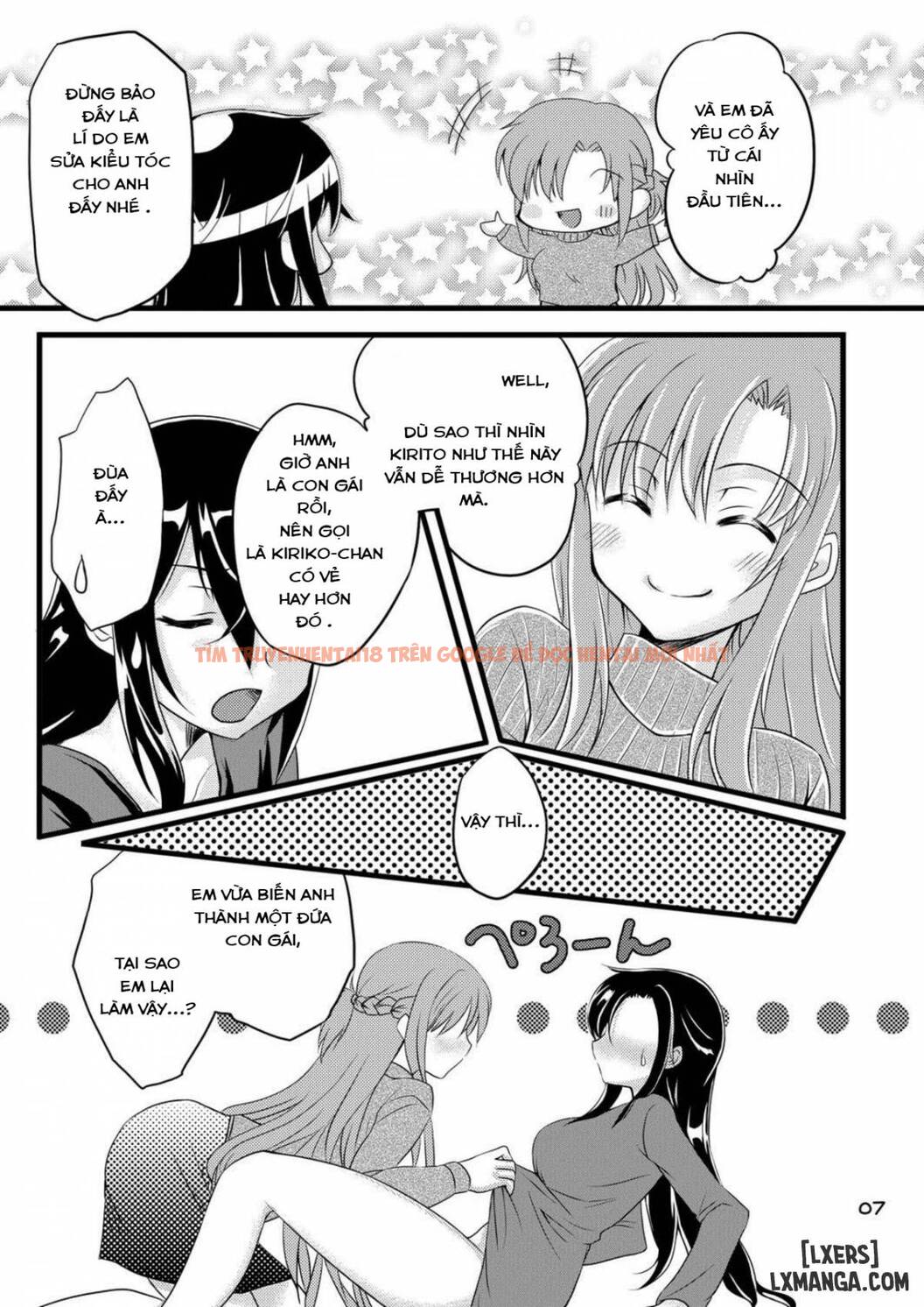 Trang truyện 3 trong truyện tranh Kirito-chan To Asobou - One Shot - hentai24h.pro