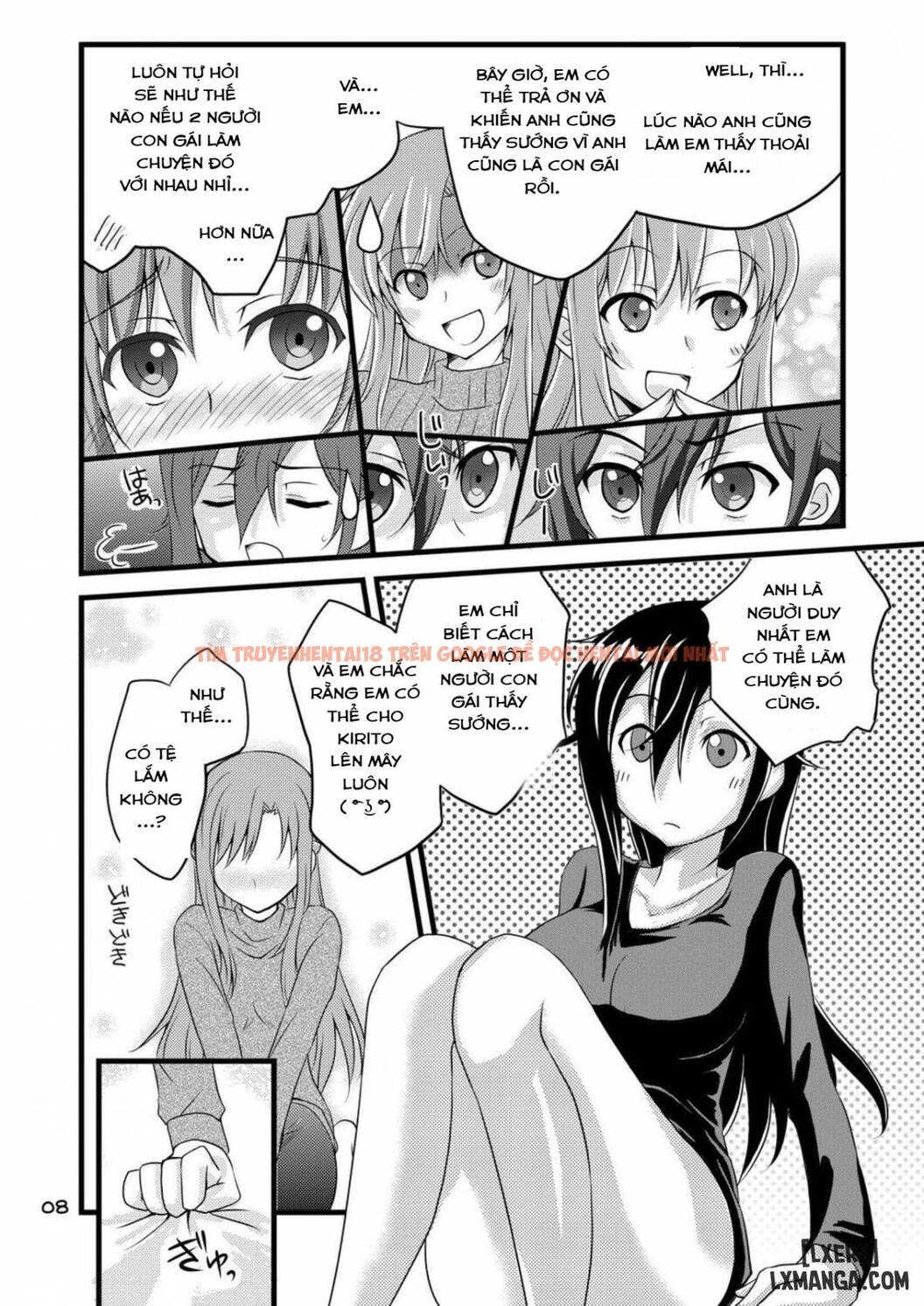 Trang truyện 4 trong truyện tranh Kirito-chan To Asobou - One Shot - hentai24h.pro