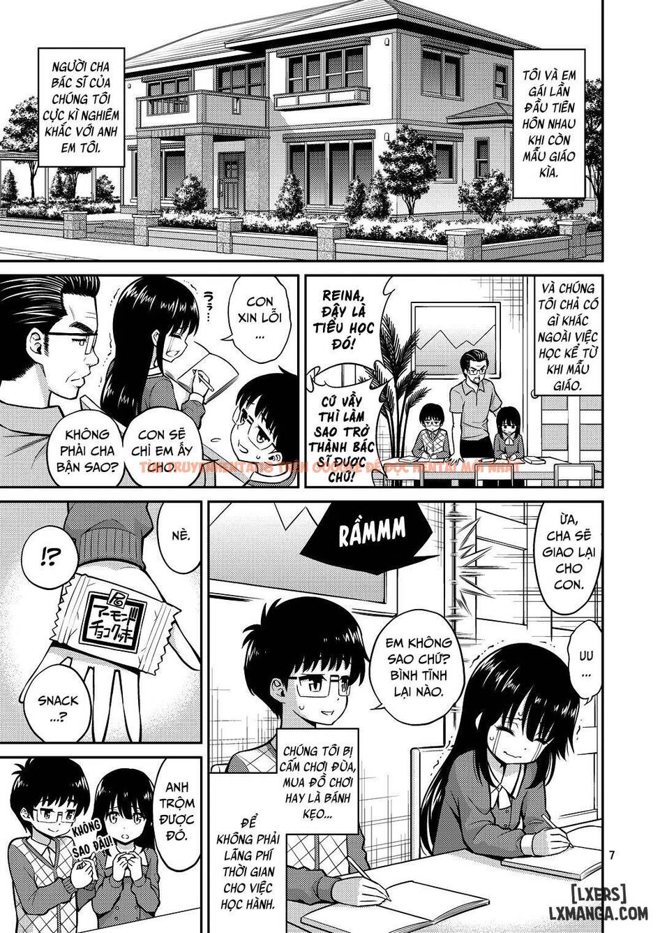 Xem ảnh 2 trong truyện hentai Loạn luân Hôn nhau trong nhà với Em gái - One Shot - hentaitvn.net