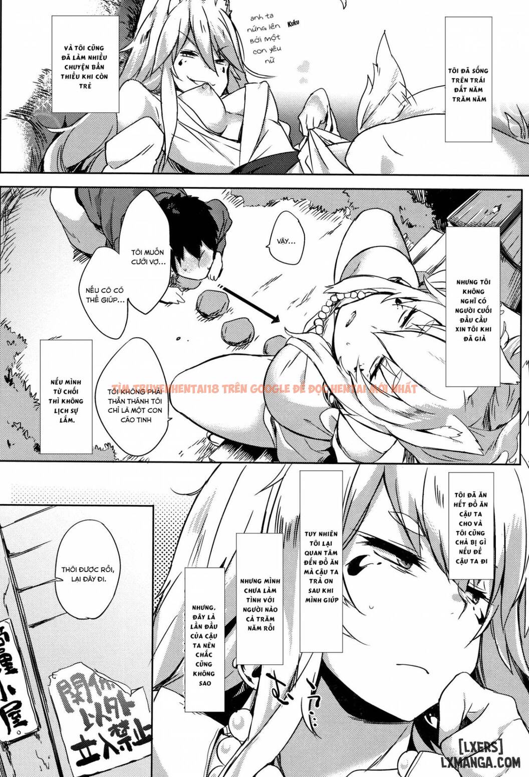 Trang truyện 2 trong truyện tranh Kitsune Ya Konkon - One Shot - hentai24h.pro