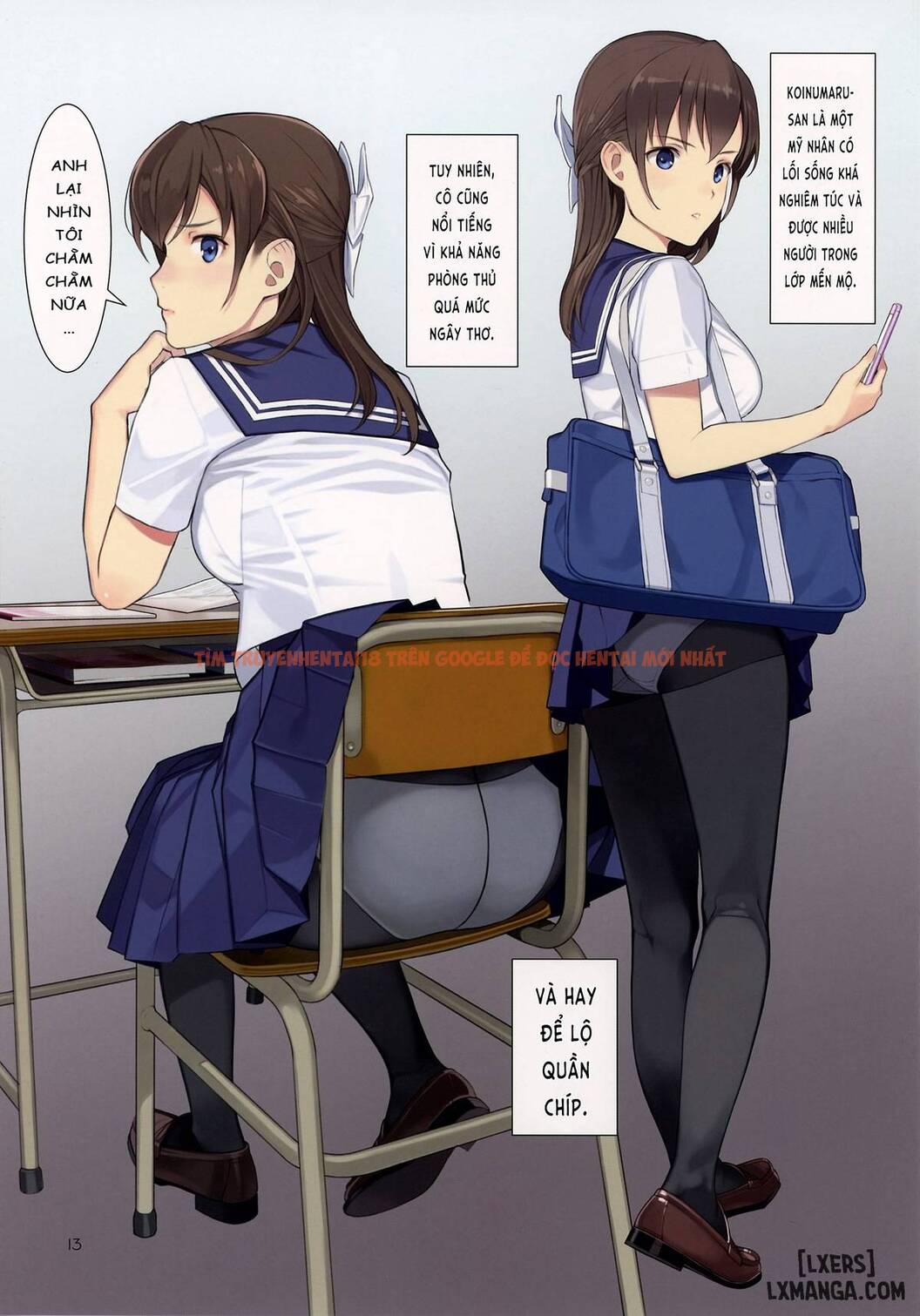 Trang truyện 12 trong truyện tranh Koinumaru-san Tôi Không Thể Chối Từ - One Shot - hentai24h.pro