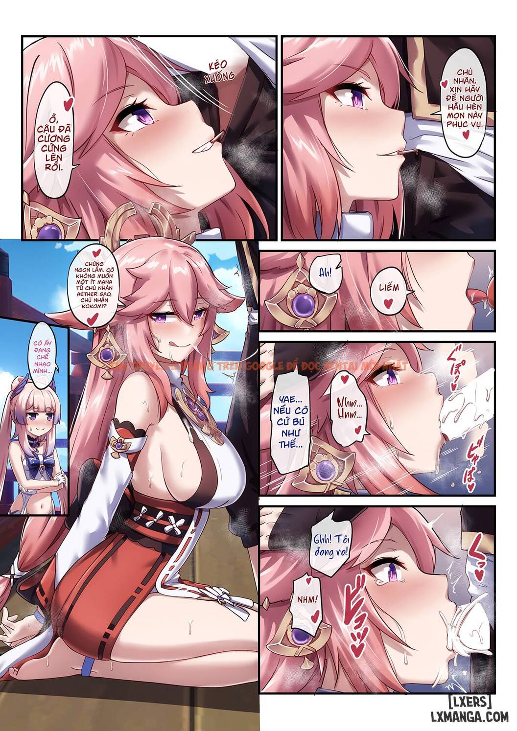 Xem ảnh 12 trong truyện hentai Kokomi And Miko ~ Love Is War - One Shot - www.hentaitvn.net