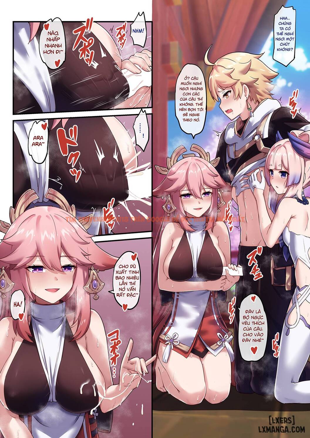 Xem ảnh 19 trong truyện hentai Kokomi And Miko ~ Love Is War - One Shot - www.hentaitvn.net