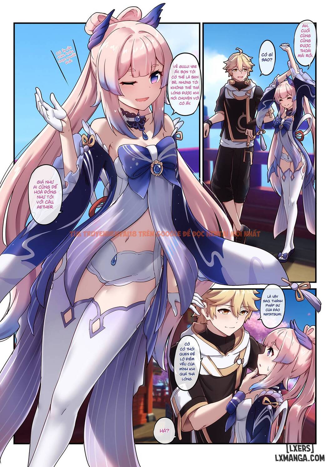 Xem ảnh 2 trong truyện hentai Kokomi And Miko ~ Love Is War - One Shot - www.hentaitvn.net
