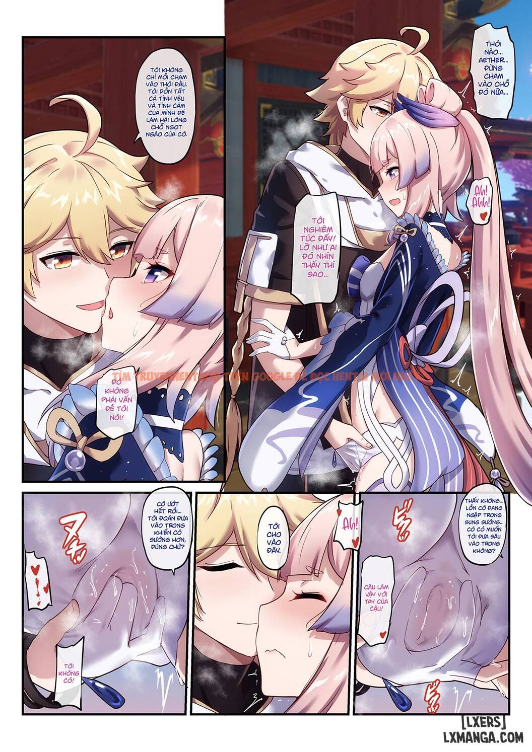 Xem ảnh 6 trong truyện hentai Kokomi And Miko ~ Love Is War - One Shot - www.hentaitvn.net