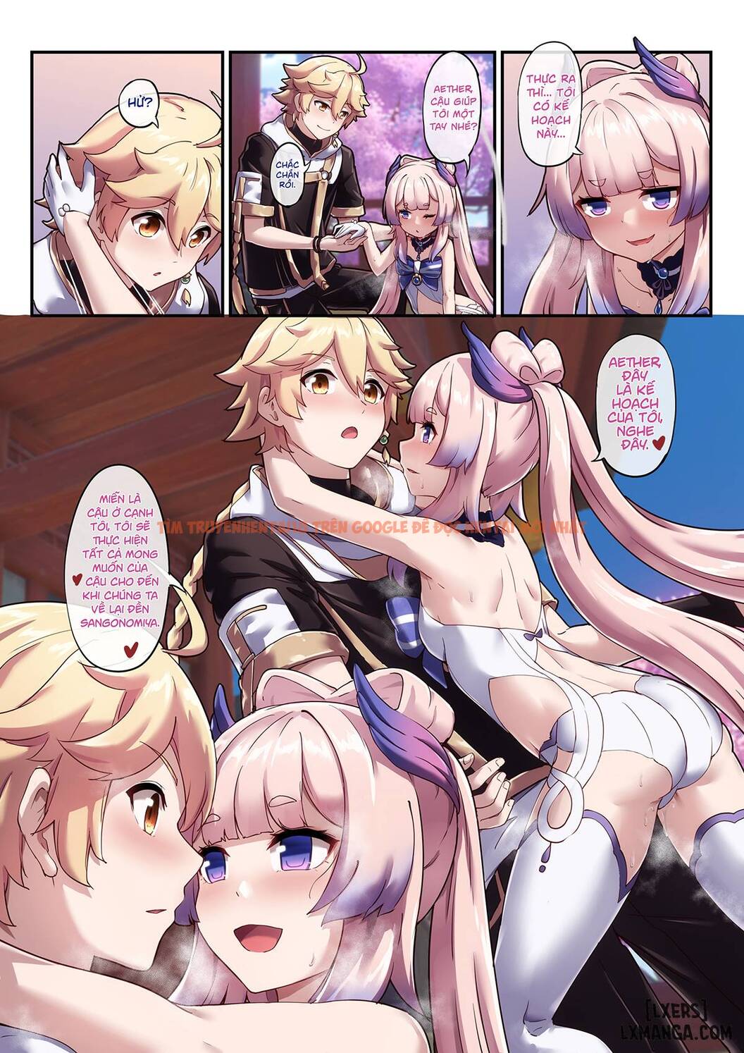 Xem ảnh 9 trong truyện hentai Kokomi And Miko ~ Love Is War - One Shot - www.hentaitvn.net