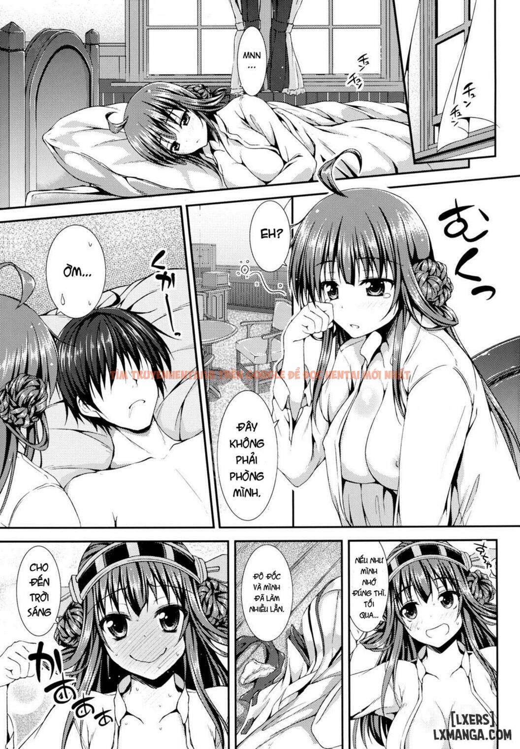 Trang truyện 2 trong truyện tranh Kongou Icha Colle – Kon-colle 02 - One Shot - hentai24h.pro