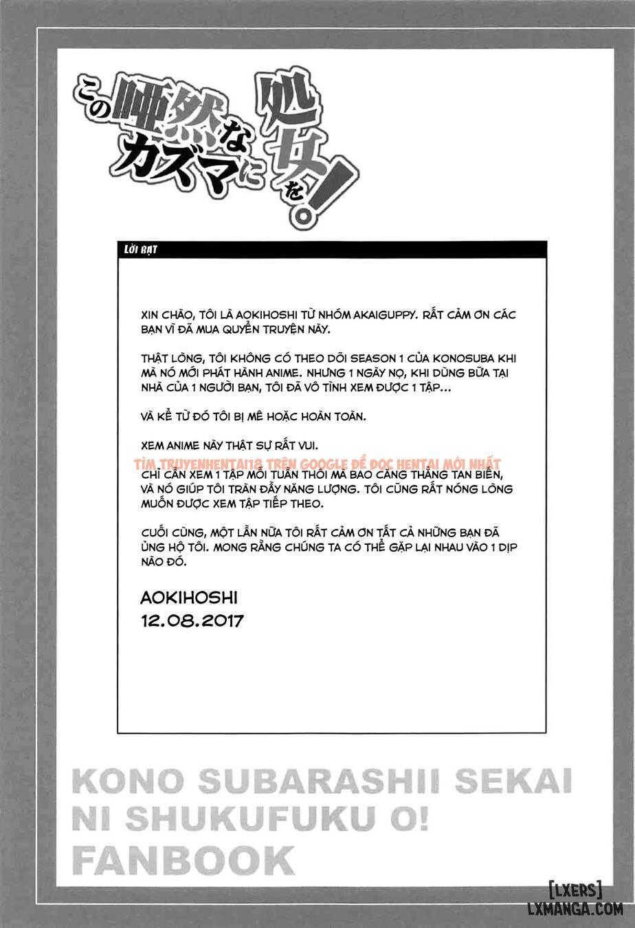 Xem ảnh 23 trong truyện hentai Kono Azen Na Kazuma Ni Shojo O - One Shot - hentaitvn.net