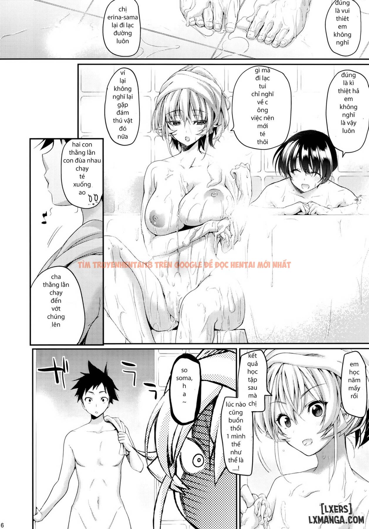 Trang truyện 4 trong truyện tranh Tắm Chung Cùng Các Em Yêu - One Shot - hentai24h.pro