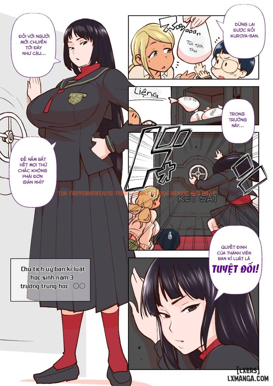 Trang truyện 3 trong truyện tranh Kuro Gal Vs Fuuki Iin - One Shot - lxmanga.org