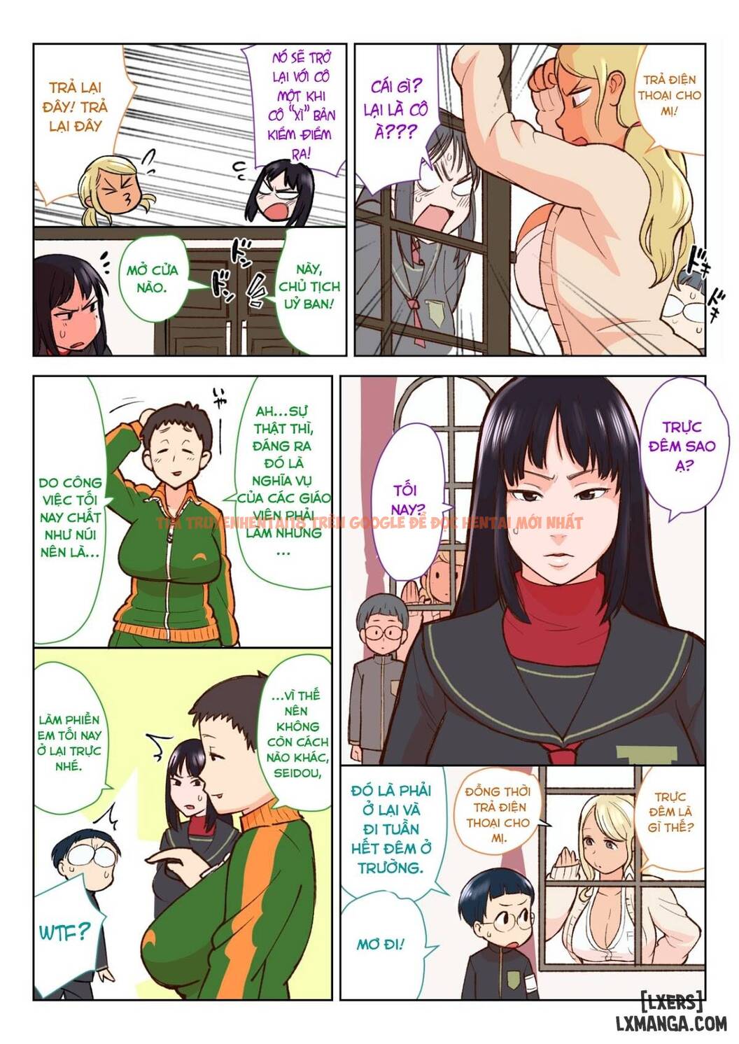 Trang truyện 6 trong truyện tranh Kuro Gal Vs Fuuki Iin - One Shot - lxmanga.org