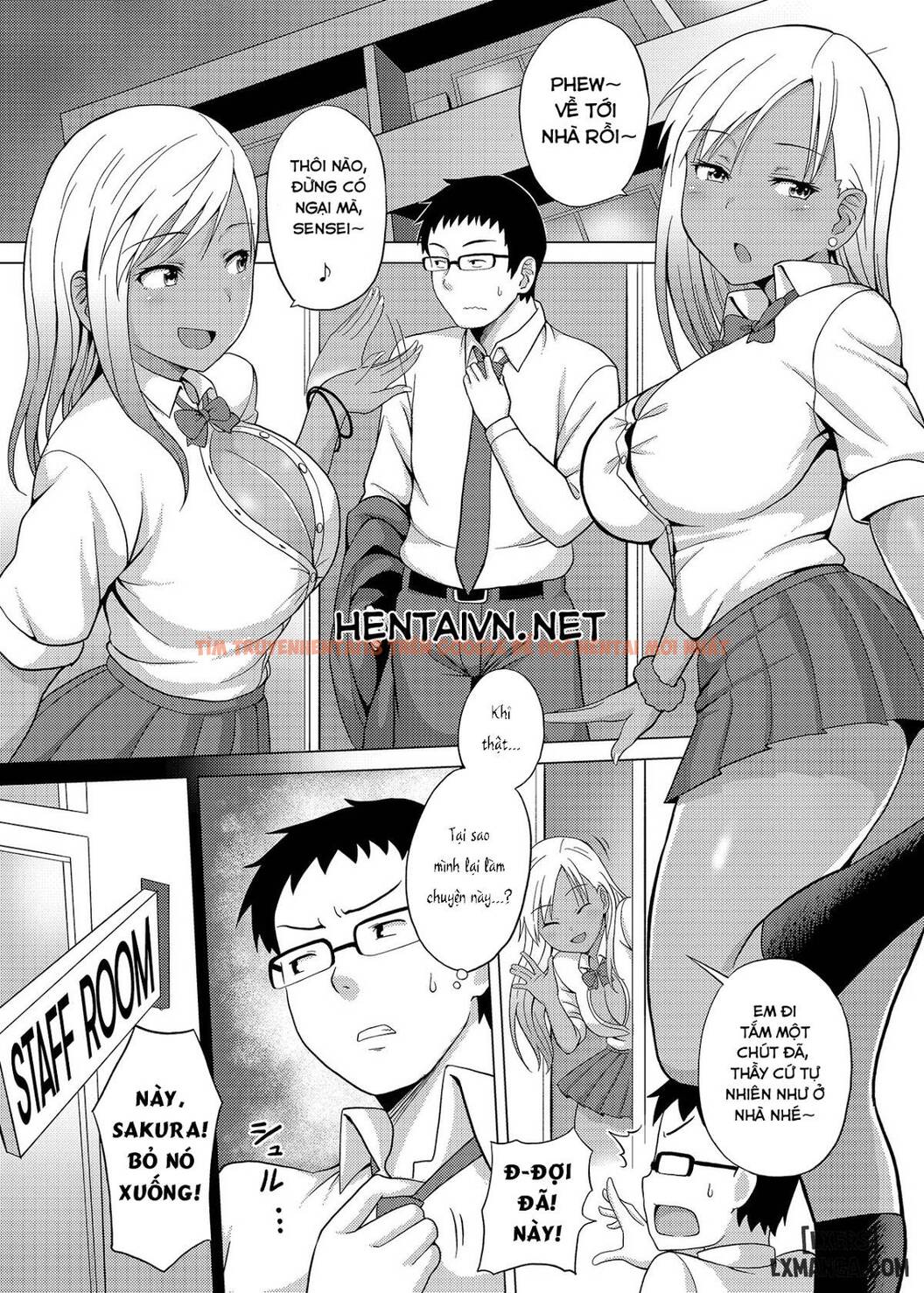 Trang truyện 1 trong truyện tranh Kurojouten Kuro Gal Jk To Dousei - One Shot - hentai24h.pro
