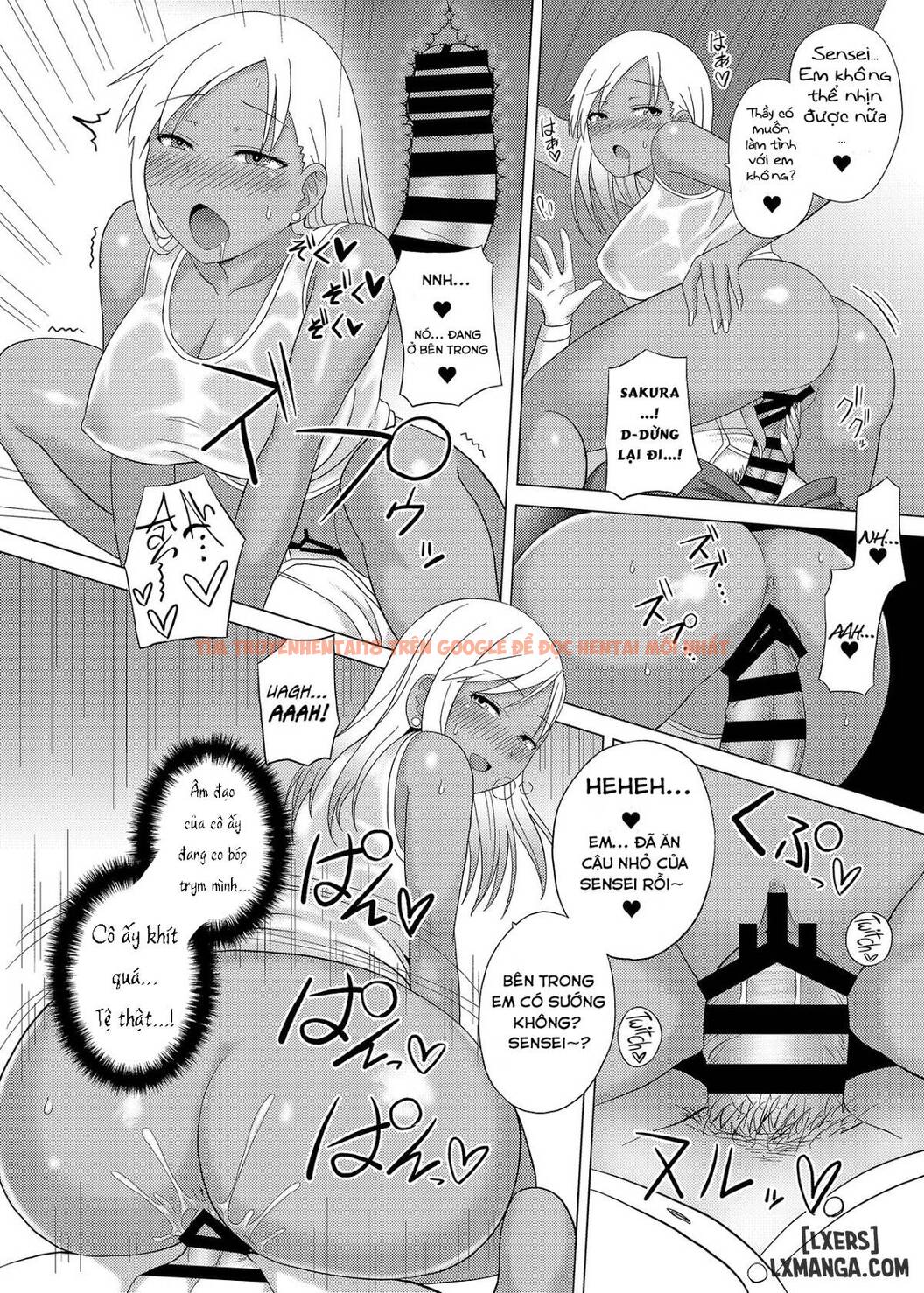 Trang truyện 10 trong truyện tranh Kurojouten Kuro Gal Jk To Dousei - One Shot - hentai24h.pro