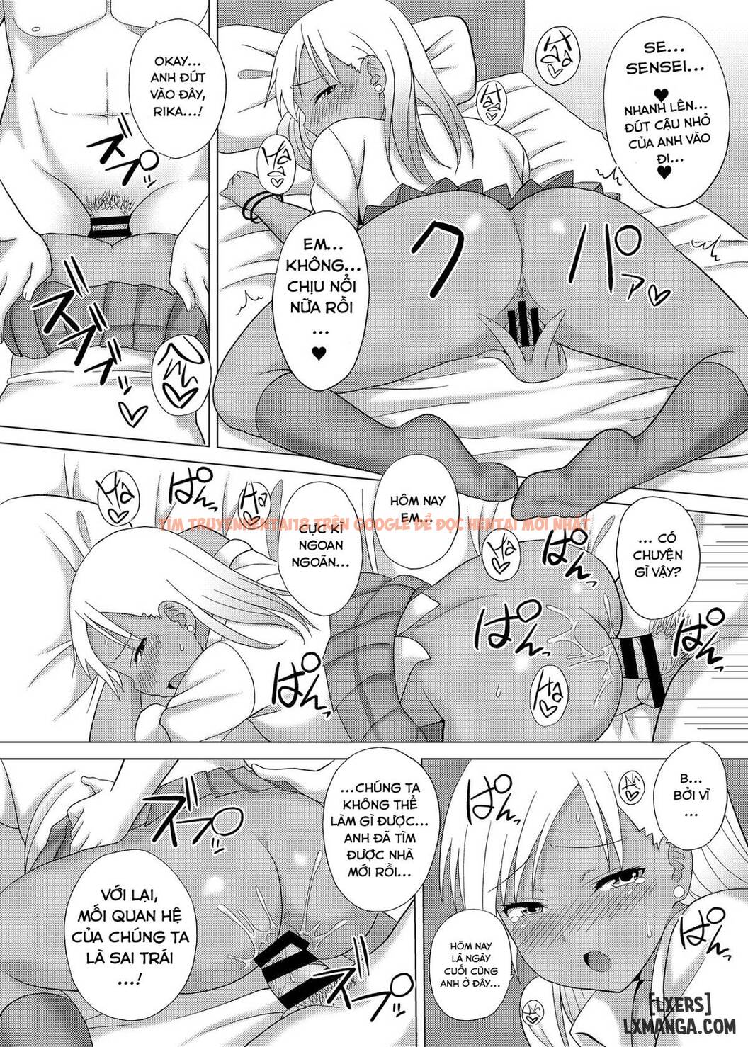 Trang truyện 18 trong truyện tranh Kurojouten Kuro Gal Jk To Dousei - One Shot - hentai24h.pro
