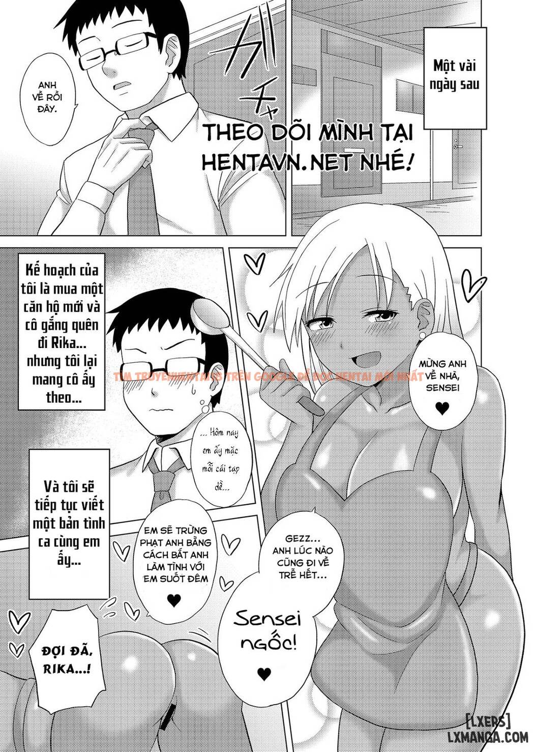 Trang truyện 23 trong truyện tranh Kurojouten Kuro Gal Jk To Dousei - One Shot - hentai24h.pro