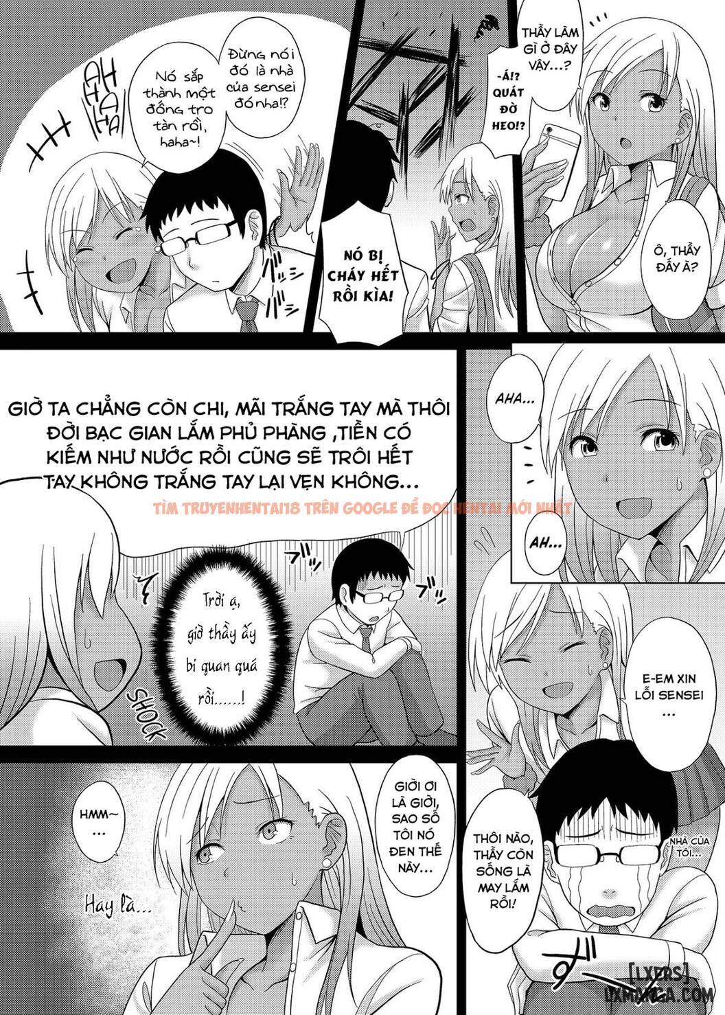 Trang truyện 4 trong truyện tranh Kurojouten Kuro Gal Jk To Dousei - One Shot - hentai24h.pro