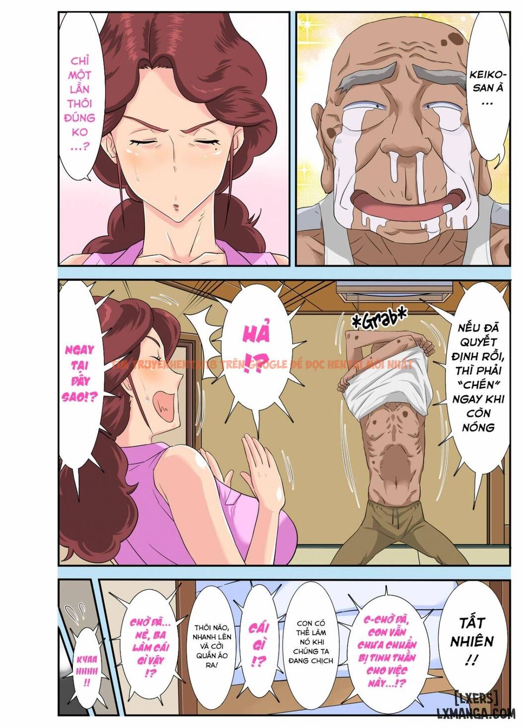 Xem ảnh 13 trong truyện hentai Kyojiri Tsuma Keiko To Zetsurin! Sukebe Jii - One Shot - hentaitvn.net