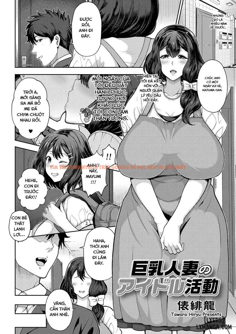 Trang truyện 1 trong truyện tranh Kyonyuu Hitozuma No Idol Katsudou - One Shot - truyentvn.net