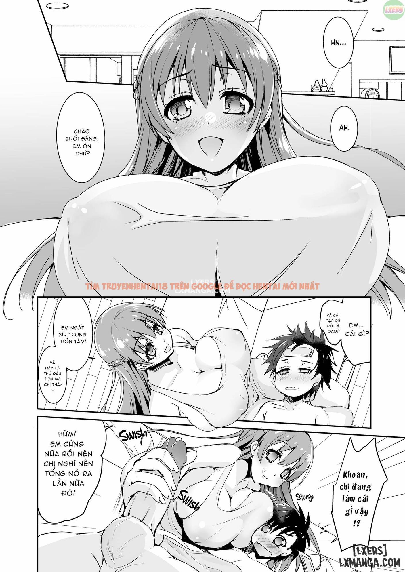 Xem ảnh 10 trong truyện hentai Kyonyuu no Onee-chan wa Suki desu ka - One Shot - hentaitvn.net