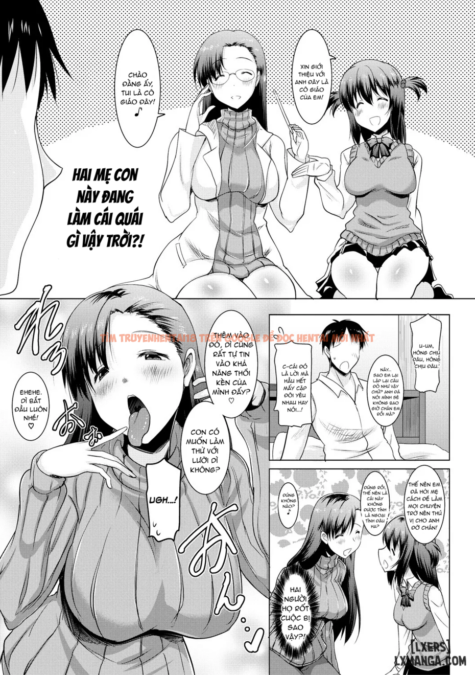 Xem ảnh 11 68b3afccb6ee3 trong truyện hentai Kyonyuu Oyako No Shita To Shikyuu Ni Renzoku Shasei - Chapter 2 - hentaitvn.net