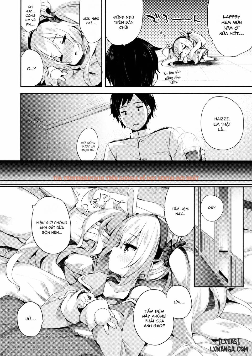 Trang truyện 4 trong truyện tranh Kyou No Laffey Wa Suggoku Onemu Da Yo - One Shot - www.truyentvn.net