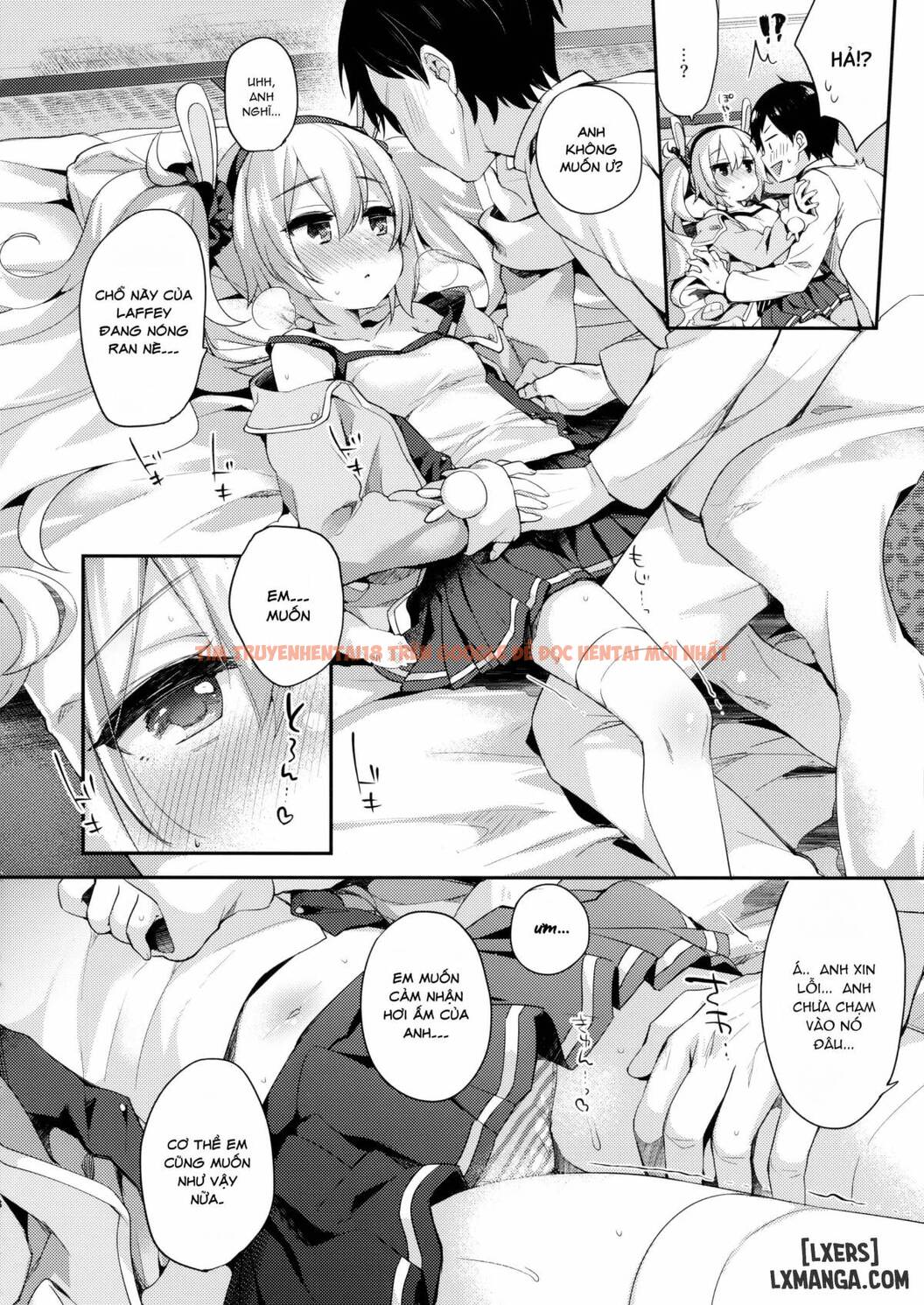 Trang truyện 6 trong truyện tranh Kyou No Laffey Wa Suggoku Onemu Da Yo - One Shot - www.truyentvn.net