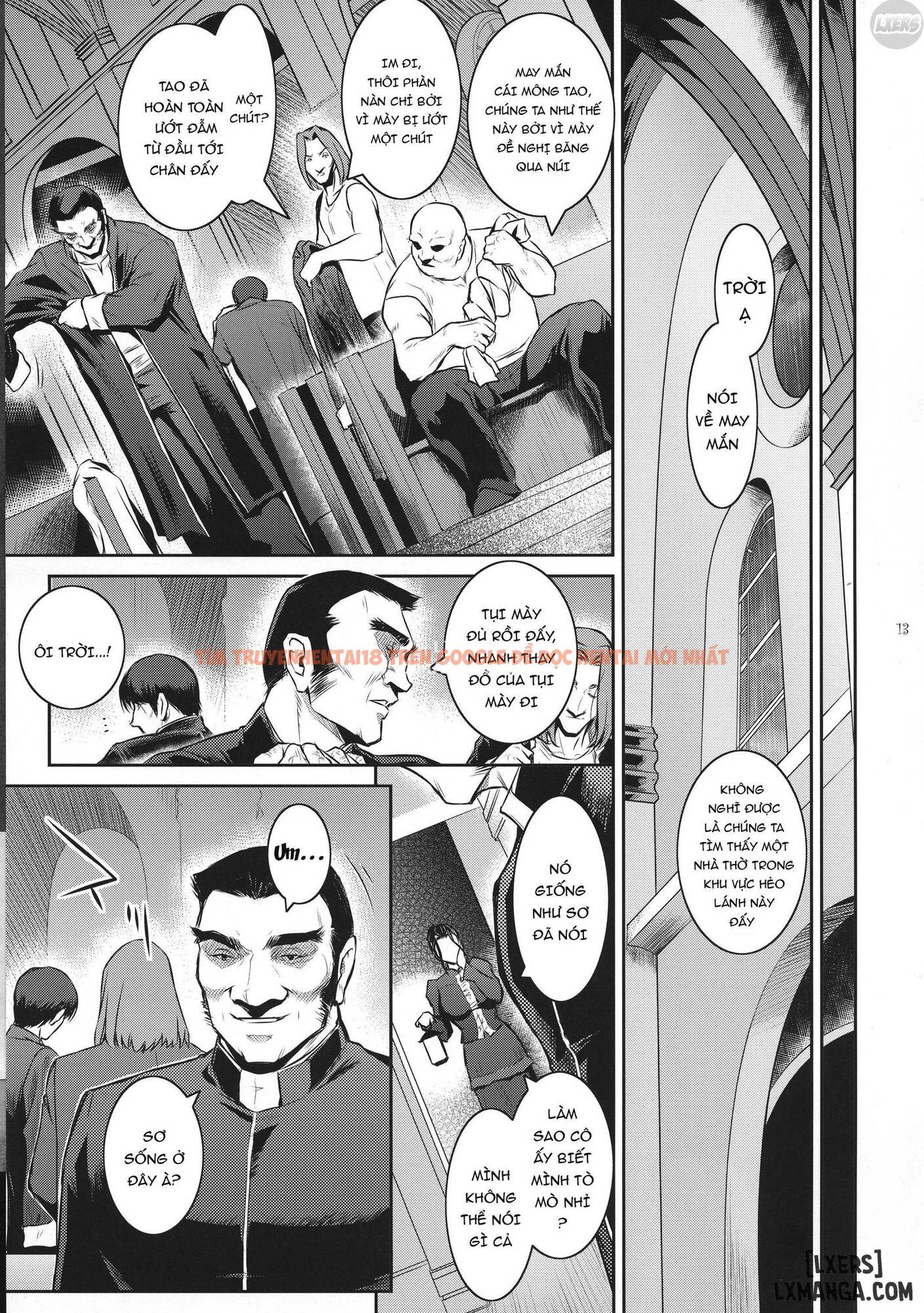 Trang truyện 10 trong truyện tranh Kyoukai - Chapter 1 - hentai24h.pro