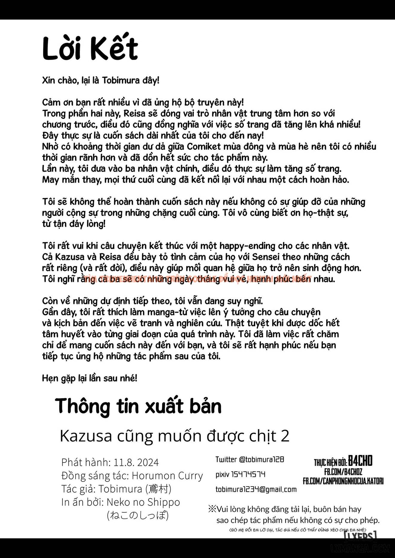 Xem ảnh 62 trong truyện hentai Kyouyama Kazusa Muốn Được Chịt 1+2 - Chapter 2: Chịt hết không thacả reisa nữa - hentaitvn.net