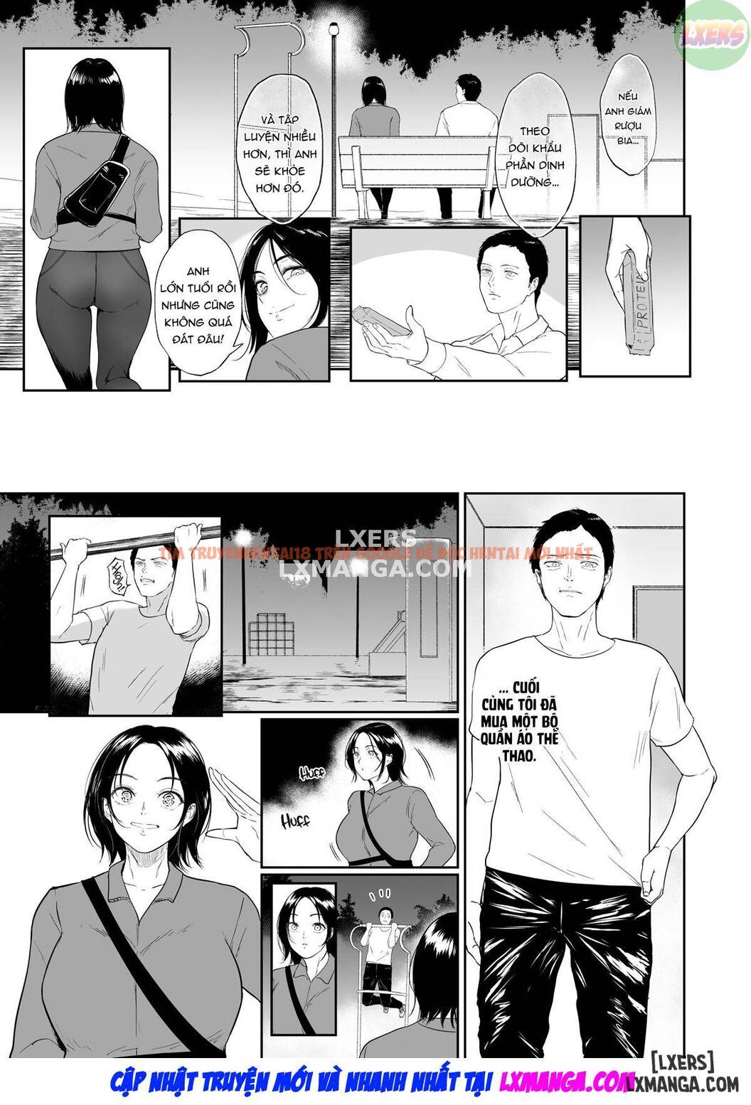 Trang truyện 10 trong truyện tranh Luyện Tập Đêm Khuya Với Cô Mitsushima - One Shot - www.lxmanga.org