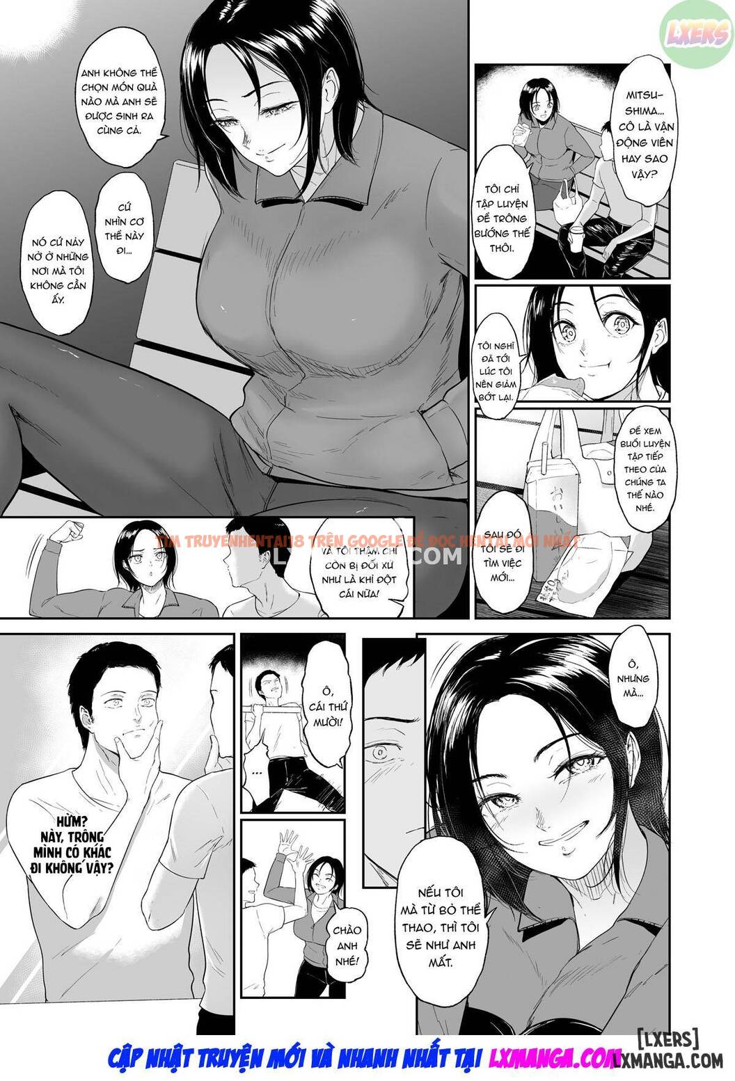 Trang truyện 12 trong truyện tranh Luyện Tập Đêm Khuya Với Cô Mitsushima - One Shot - www.lxmanga.org