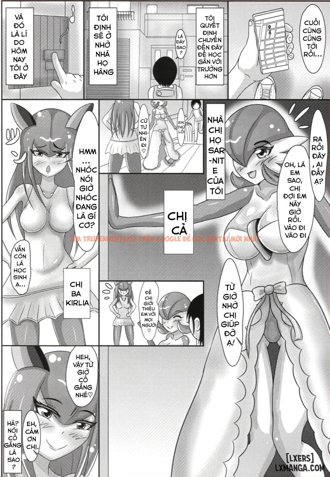 Trang truyện 2 trong truyện tranh Let’s Come Super Psychic Sisters - One Shot - lxmanga.org