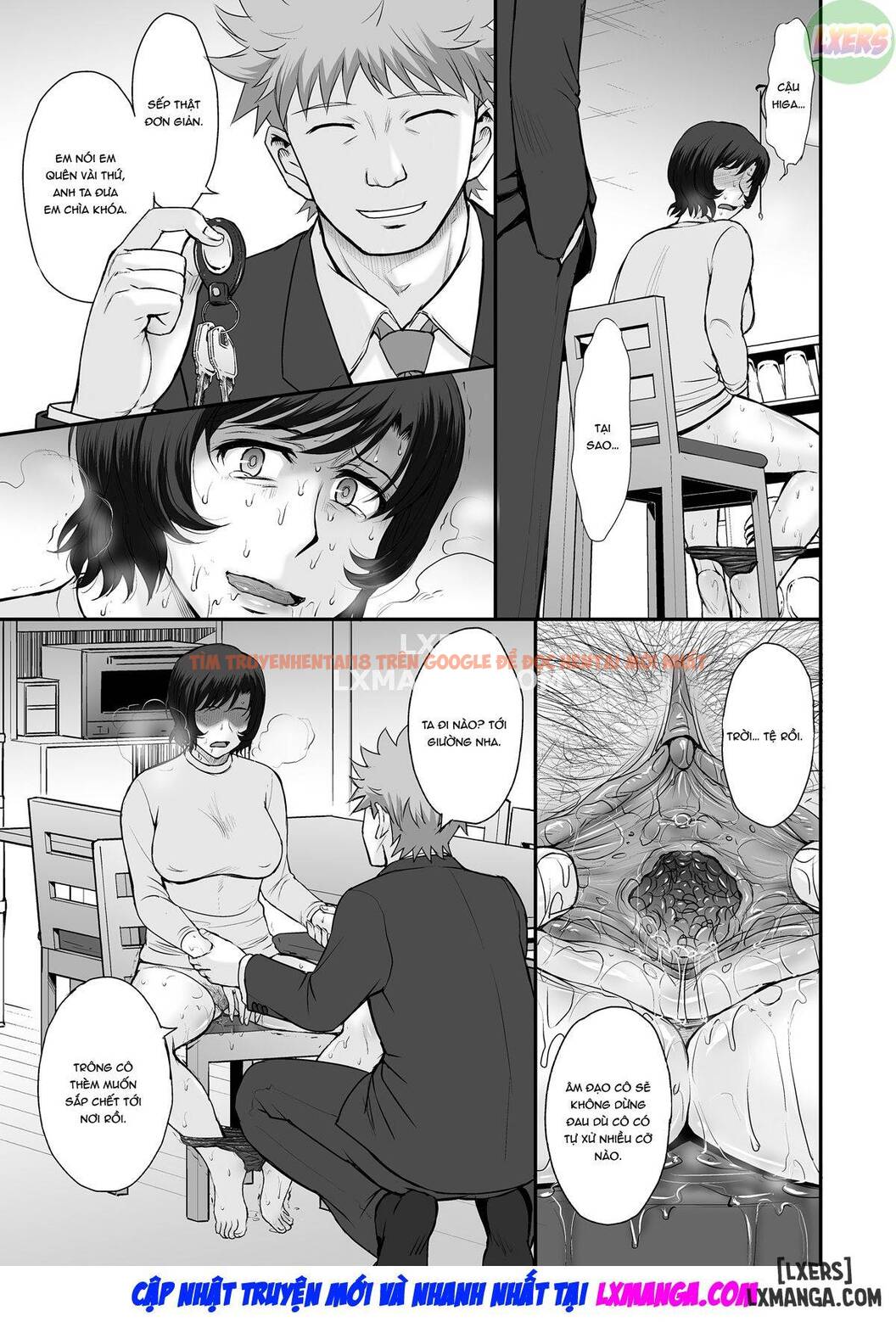 Trang truyện 28 trong truyện tranh Địt Nhau Khi Chồng Ngủ (ntr Hentai) - One Shot - hentai24h.pro