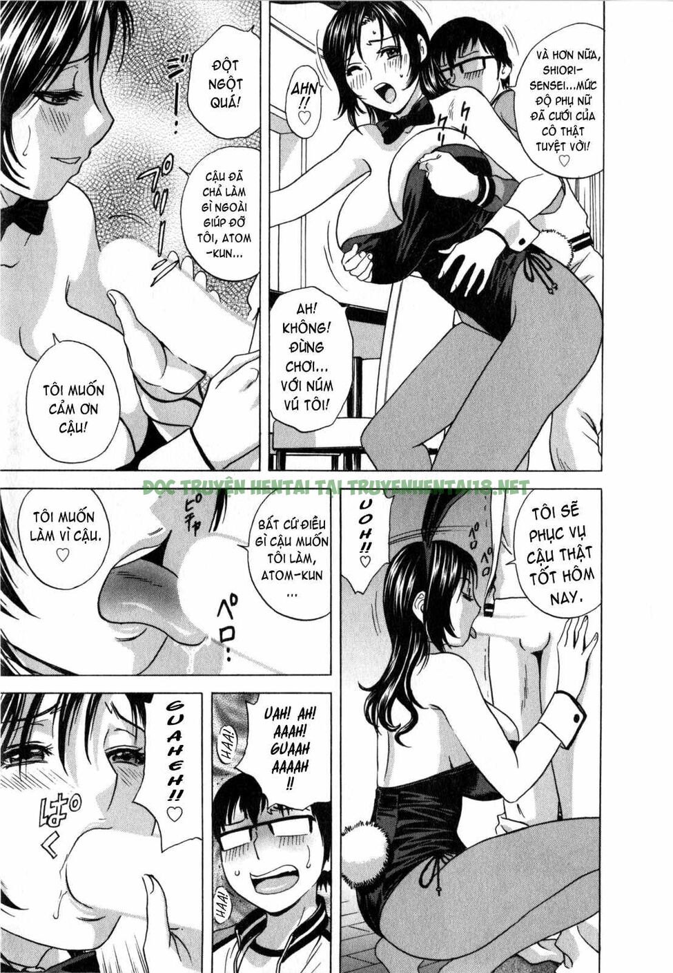 Hình ảnh 11 trong Life With Married Women Just Like A Manga - Chapter 10 - Hentaimanhwa.net