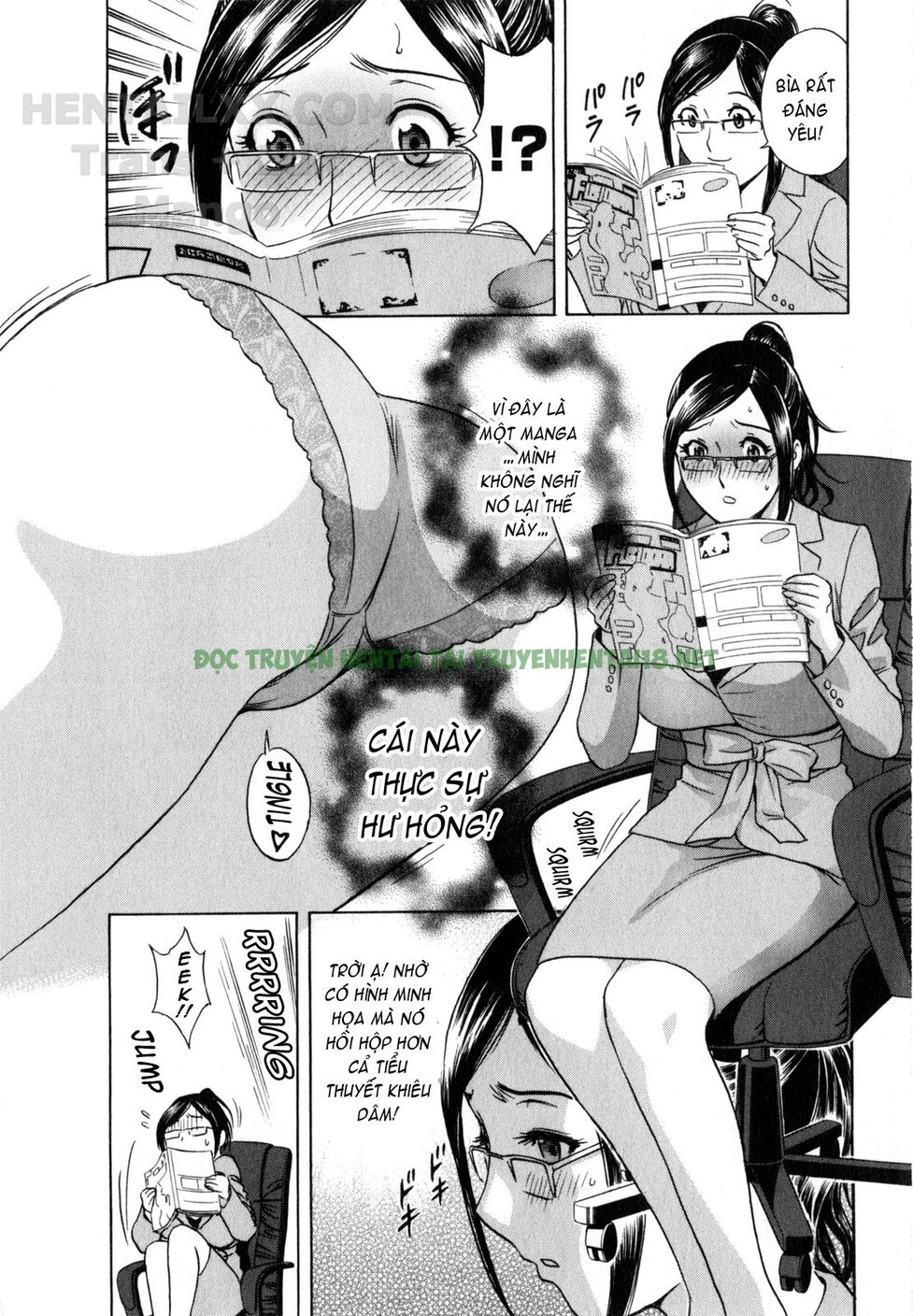 Hình ảnh 16 trong Life With Married Women Just Like A Manga - Chapter 11 - Hentaimanhwa.net